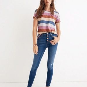 Madewell 9” button up jeans
